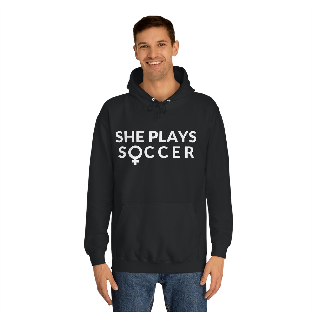 She Plays Soccer Hoodie SHE PLAYS SOCCER ACADEMY